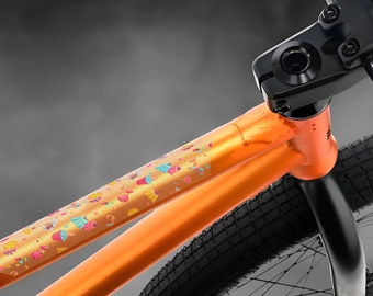 Protezione del telaio per BMX di Wicked Velo Decalcomanie protettive per biciclette Protezione completa del telaio Adesivi in materiale premium