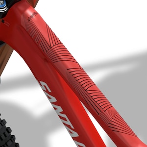 Frame Protector for Mountain Bike by Wicked Velo Protective Bicycle Decals Full Frame Protection Scratch Proof Stickers Set Geometry Theme