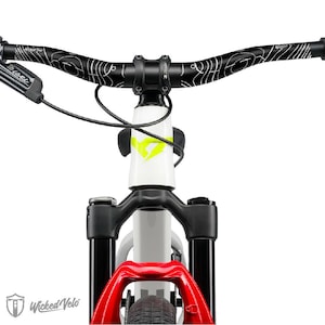 Mountainbike Lenker Beschützer Mountainbike Lenker Abdeckung Aufkleber Radfahren Bar Tape Schutz Premium-Qualitäts Vinyl Abziehbilder KARTE