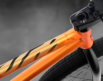 Protezione del telaio per BMX di Wicked Velo Decalcomanie protettive per biciclette Protezione completa del telaio Adesivi in materiale premium