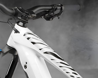 Protecteur de cadre pour vélo électrique par Wicked Velo Stickers de protection pour vélo Protection du cadre intégral Stickers en matériau premium