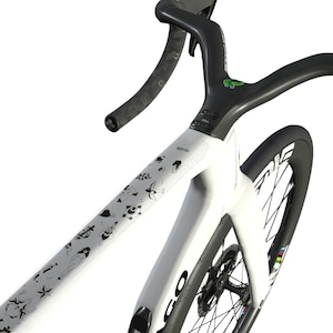 Frame Protector for Gravel Bike by Wicked Velo Protective Bicycle Decals Full Frame Protection Premium Material Stickers Tattoo Theme