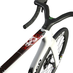 Frame Protector for Gravel Bike by Wicked Velo Protective Bicycle Decals Full Frame Protection Premium Material Stickers Chinesse Theme