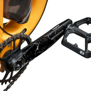 Bicycle Crank Set Protector MTB Gear Arm Guard for Bike Pedals Multi speed and Single speed Cycling Premium High Quality Stickers WICKED