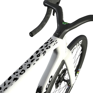 Frame Protector for Gravel Bike by Wicked Velo Protective Bicycle Decals Full Frame Protection Premium Material Stickers Gepard Theme