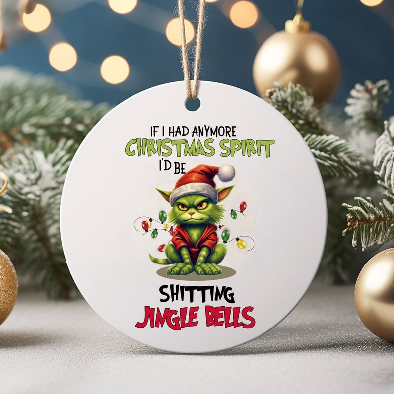 Ceramic Ornament, Christmas Spirit Holiday Decoration, Festive Tree