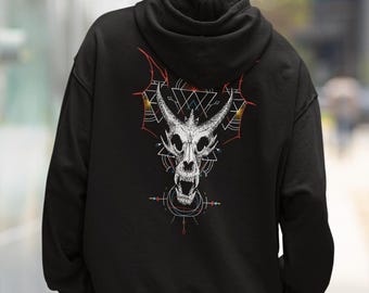 Dragon Zip Hooded Sweatshirt, Cryptozoology Sweatshirt, Dragon Sweatshirt, Crytid Gift, Supernatural Shirt, Monster Shirt, Creature Clothing