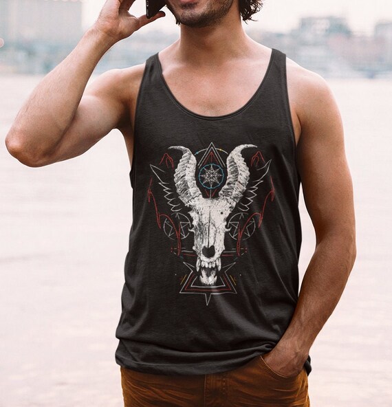 ozz on skull zip camisole vest