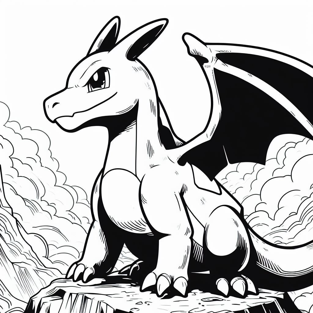 20+ Charizard Coloring Picture