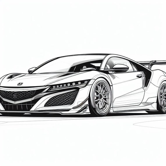Honda Coloring Pages
