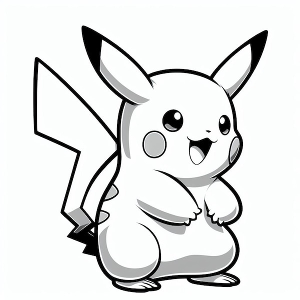 Pikachu , 20 coloring pages