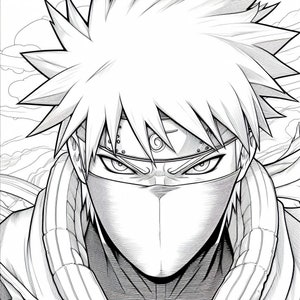 Coloring page - Leader - Kakashi Hatake