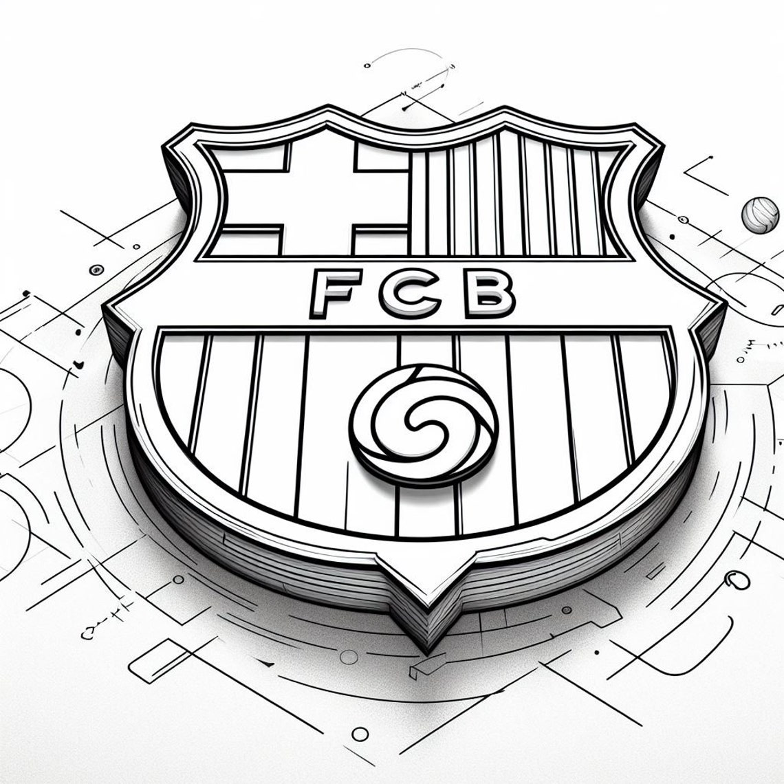 FC Barcelona Coloring Pages Etsy - Il 1140xN.5391343478 Q1um 