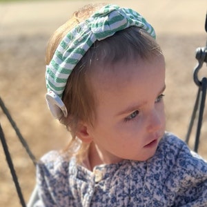 Cochlear Implant Headbands: Knotted, Bow, Bunched- Many Fabric Options