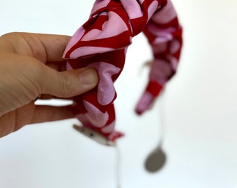 Cochlear Implant Headbands: Knotted, Bow, Bunched- Many Fabric Options, Holiday, Valentine’s Day
