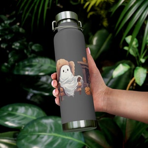 Cozy Ghost Halloween Insulated Water Bottle, Cozy Fall Bottle, Halloween Gift, Halloween Decoration, Halloween Bottle, Spooky, Cottagecore