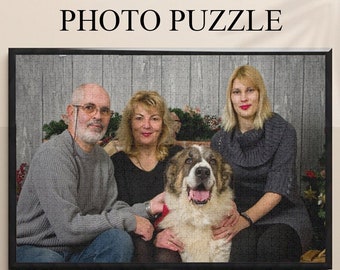 Personalized Photo Jigsaw Puzzle: Custom Family Gift, Home Decor