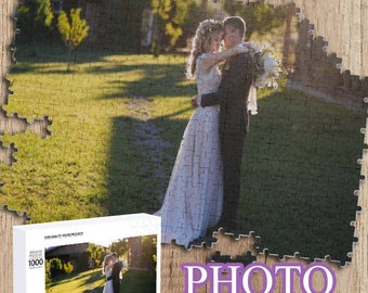 Personalized Puzzle Custom Photo Jigsaw Puzzle, Wedding Gift, Anniversary Gift, Birthday Gift, Christmas Gifts for Her/Him