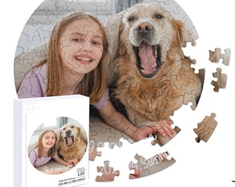Personalized Photo Puzzle: Custom Wooden Jigsaw Puzzle, Memory Gift