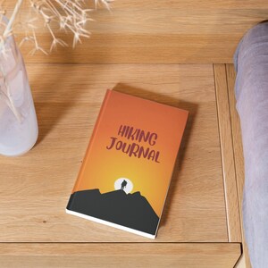 Hiking Journal - Hardcover Adventure Diary for Travel, Trip Logbook for Outdoor Enthusiasts, Perfect Nature Lover Gift
