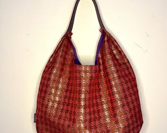Pied poule Maxi bag