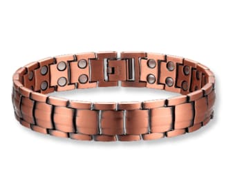 Pure Copper Magnetic Therapy Bracelet - Link Design