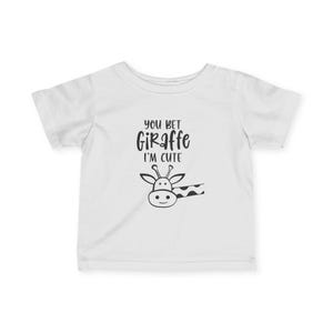 Infant Fine Jersey Tee, You bet I&#39;m Cute,