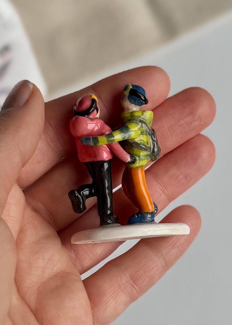 Hand-sculpted pet figurine, custom ceramic dog or cat statue based on real pet
