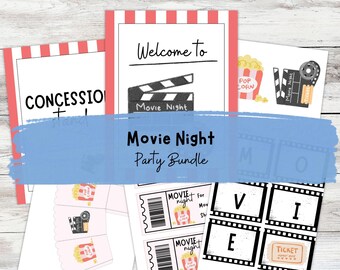 Movie Night Party Pack (PDF Download)