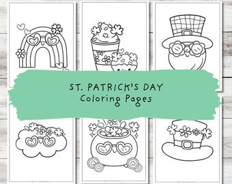 St. Patrick’s Day Coloring Sheets 14 pages PDF PRINTABLE
