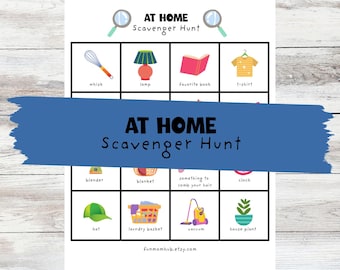 At Home Scavenger Hunt (PDF Download)