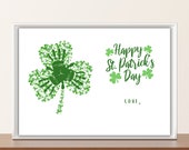 Printable St Patricks Day Handprint Craft, St Patricks Day Handprint Art, Preschool St Patricks Day Printable Handprint Kindergarten