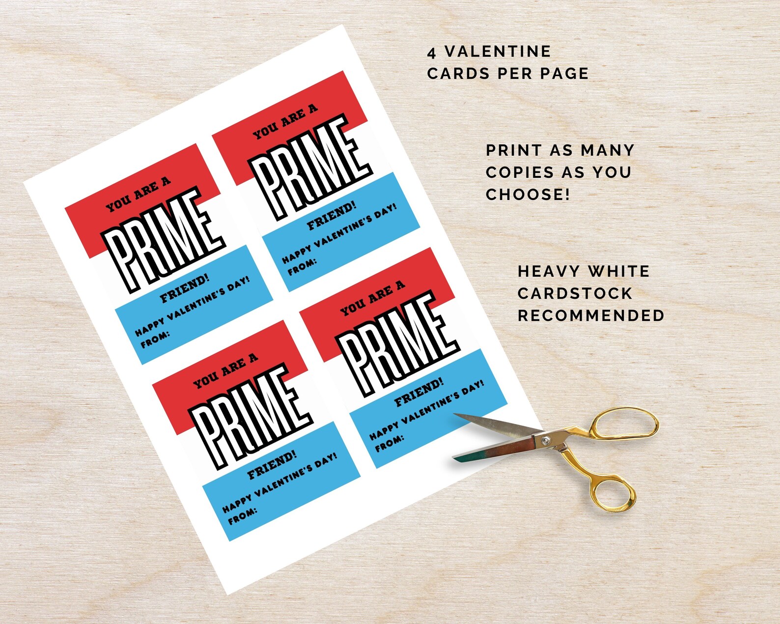 Sports Drink Valentine Printables, Prime Hydration Valentine Card ...