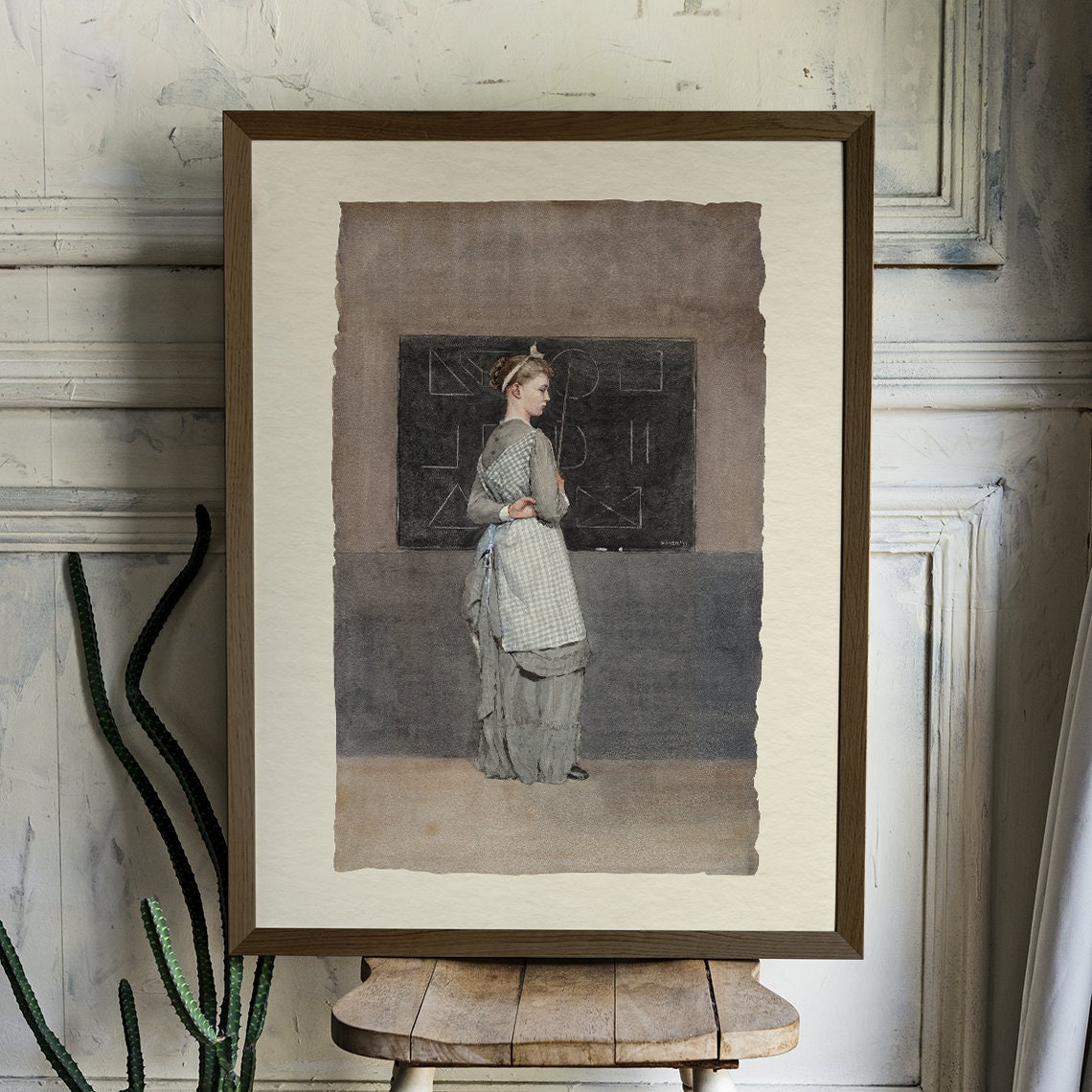 Printable Fine Art Portrait Oil Painting Moody Woman Portrait - Etsy