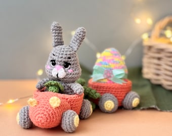 Adorable bunny crochet pattern - instant download PDF