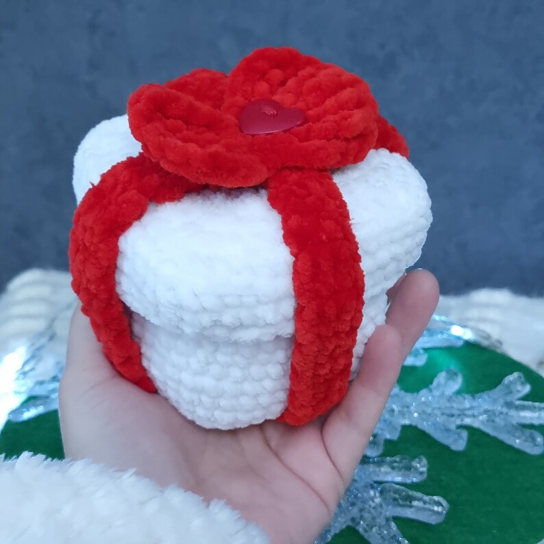 Crochet Pattern Gift Box. English Version Pattern Etsy