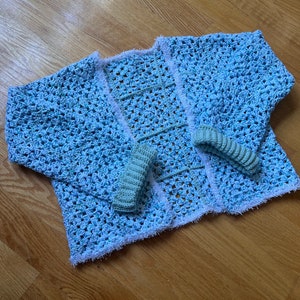 Handmade Granny Square Crop Sweater