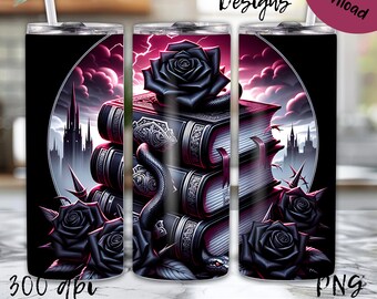 Dark Romance Book 20oz Tumbler Wrap Smut Lover Gift Morally Gray Sublimation for 20oz Skinny Tumbler Book Lover Png Gifts for Reader