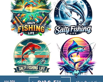 Fishing Shirt Designs Bundle Deep Sea Fishing Ocean Fishing Png Fish Sublimation Designs Offshore Fishing Outdoor Life Lovers Saltwater Png