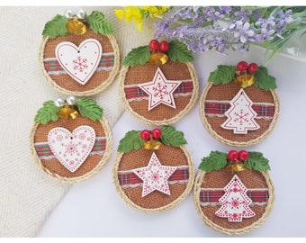 3 Pieces/Set Christmas Fridge Magnets, Size  9 cm, Thickness 8 mm. Please Choose