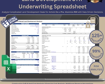 Airbnb Land Development Underwriting Spreadsheet