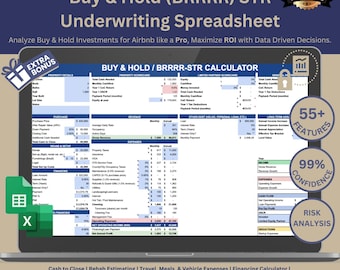 Buy & Hold (BRRRR) Airbnb Underwriting Spreadsheet