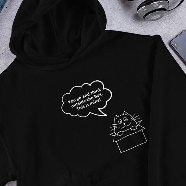 Think Outside the Box Hoodie - Creative Collection vonmoodloom