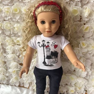 3 teiliges Outfit für American Girl Puppe oder 18 zoll Puppen.