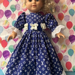 Birthday Dress 18&quot; Doll Clothes Glam Gown