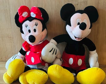 Mickey & Minnie Mouse plush toys