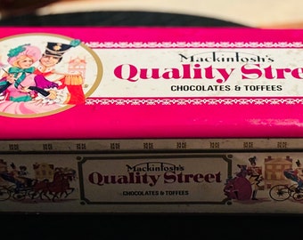 Blikken doos Quality Street 1980s