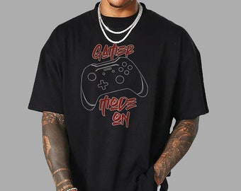 Gamer Mode On T-Shirt, Funny Gaming Tee, Gift for Streamer
