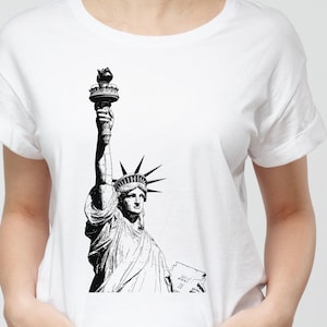 Statue of Liberty Shirt, New York City Shirt, American Shirt, Liberty Shirt, Patriotic Shirt, Patriotic Family Gift, 4th Of July Gift