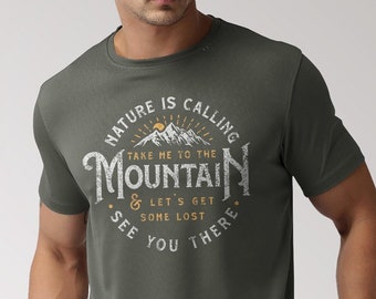 Mountain Calling Graphic Tee, Adventure Shirt